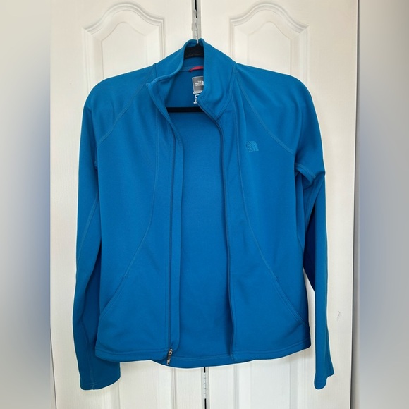 The North Face - Women's Blue Full-Zip Jacket Outdoor Hiking Layer in Size S - Picture 1 of 6
